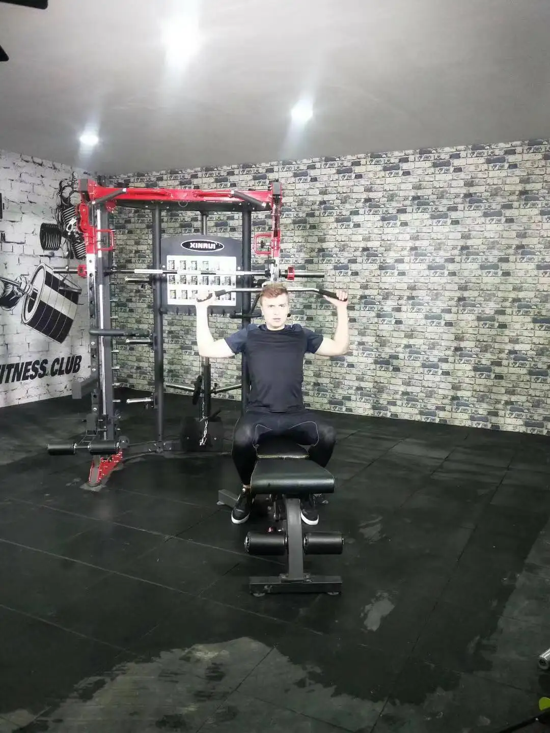 Gym Equipment Body Building Multi-functional Traine Smith Machine For ...