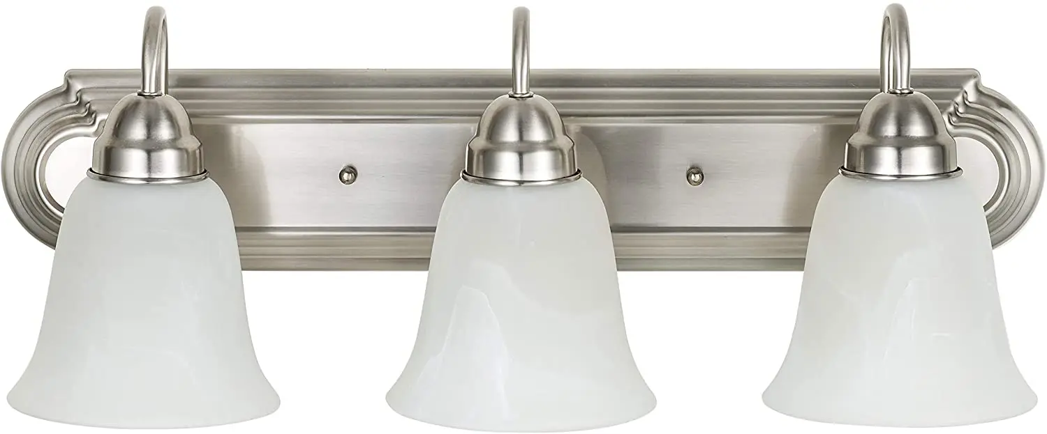 Etl Ul Approval Modern Decorative Vanity Light 24'' Alabaster Glass 3