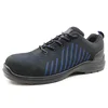 Low MOQ oil slip resistant anti static steel toe cap sport safety shoes men