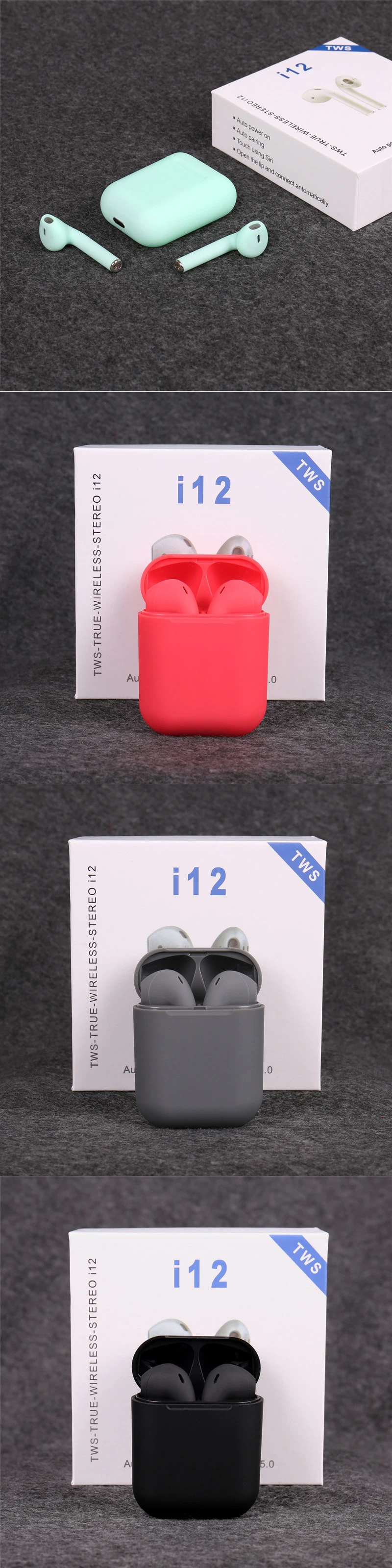 Best Price ear pods i12 bluetooth earphone with cheap - ANKUX.COM