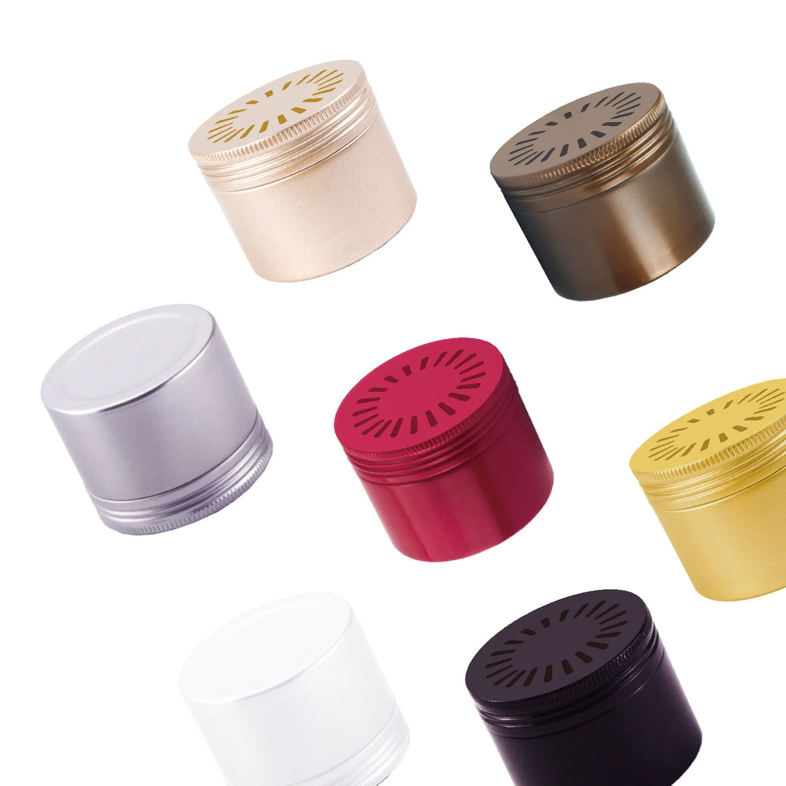 Uv Coating 60ml 60*48mm Hollow Lid Air Freshener Dispenser Diffuser