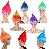 2019 good quality crazy party afro wigs cheap colorful synthetic sun flame wig halloween wigs