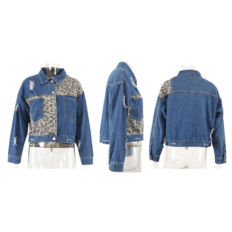 Hot Selling Fashion Clothing Women Tops 2021 Jean Denim Womens Jacket And Coats