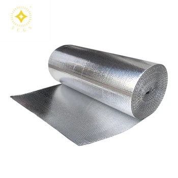 High R Value Fireproof Reflective Double Foil Bubble Insulation For ...