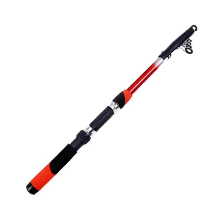 luminous fiber fishing rod