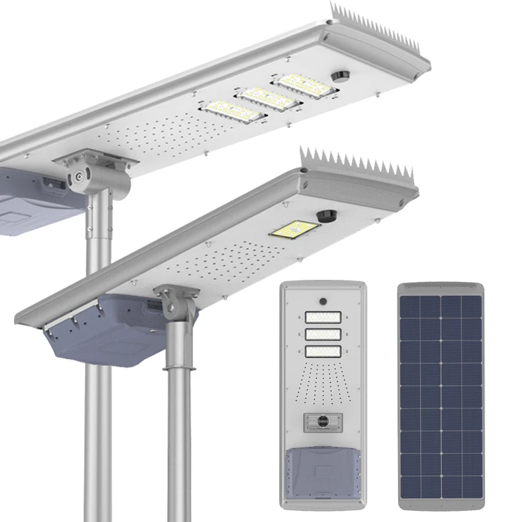 Bosiwei 30W Smart 120W Solar Street Light 60W Integrated Solar Street Light