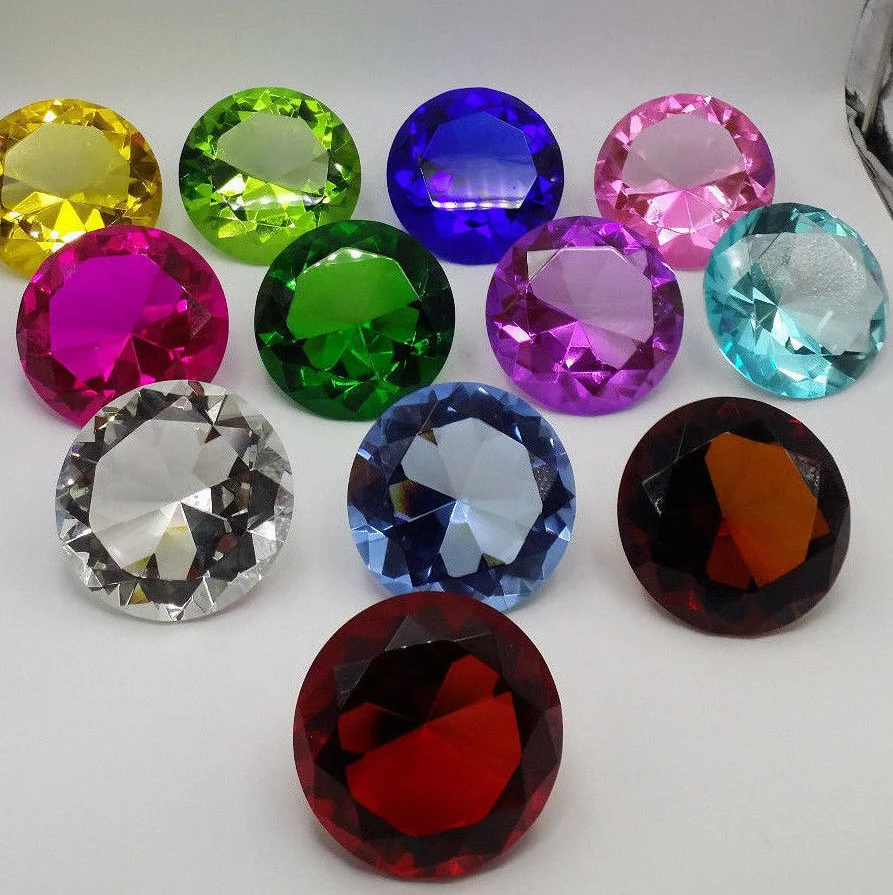 Decorative Glass Diamonds Paperweight Mh9400 Buy Glass Diamond