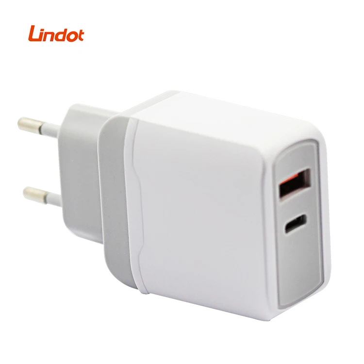 Trending electronic products QC 3.0 and USB C port 18w usb wall pd charger