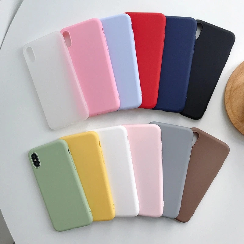 2021 Factory Wholesale Cheap Color TPU Solf  Mobile Phone Case  For IPhone 12 Mini Pro Max