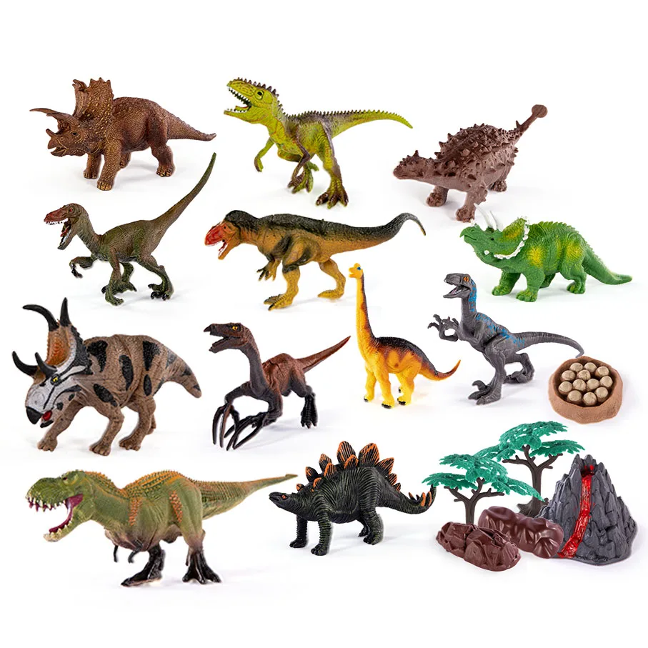 Plastic Animal Simulation Dinosaur Toy Children Jurassic Toy Dinosaurs W1J2 