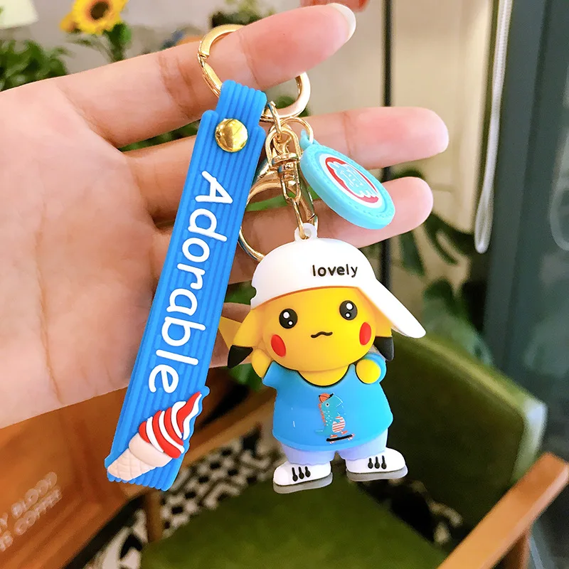 USA SELLER! FREE SHIPPING Details about   Pokemon Keychain 3D PVC 