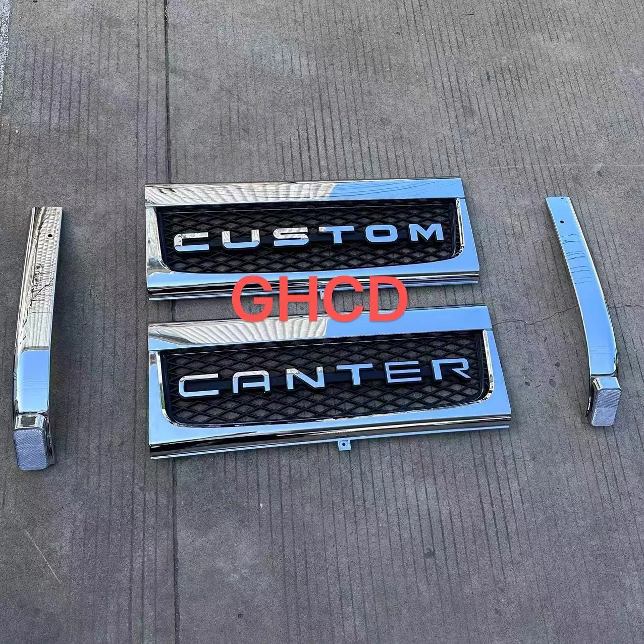 GHCD Hot Product/high Quality Japanese Truck Mitsubish FE96/FE647/FB511 New Chrome Plated Grille 1994 Years Wide/narrow factory