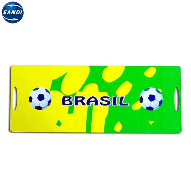 Promotional custom full color printed fan paper folding hand clapper
