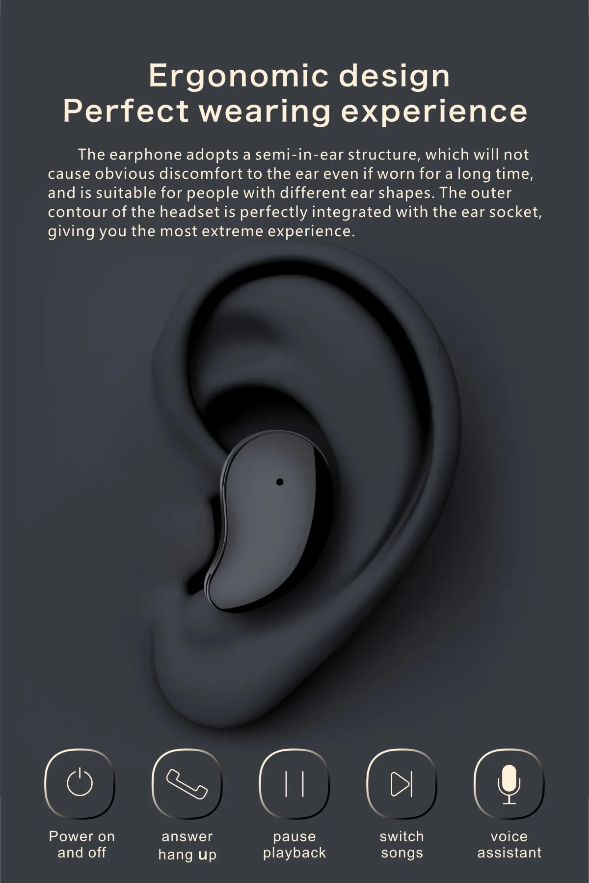 Portable Waterproof Dustproof Smart Watch True Wireless Stereo Earbuds Headphone - ANKUX.COM