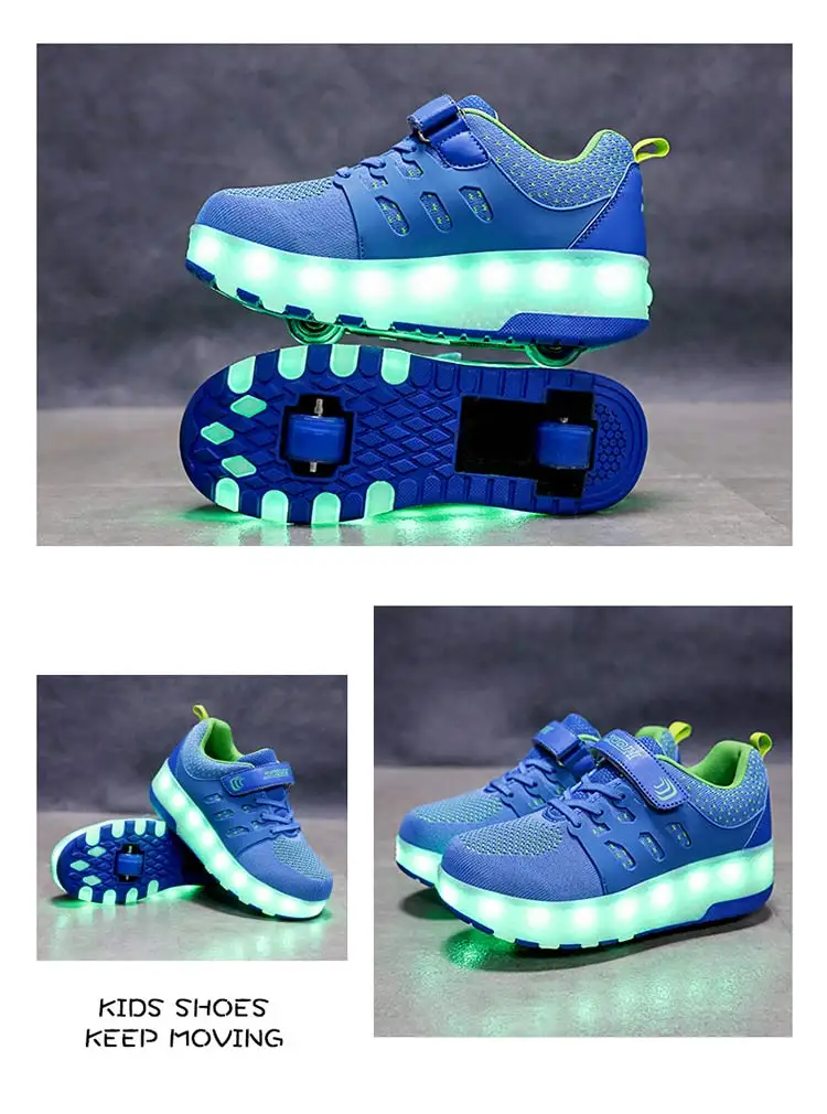 Retractable Led Light Up One Wheel Skate Shoe,Kik Electric Flashing