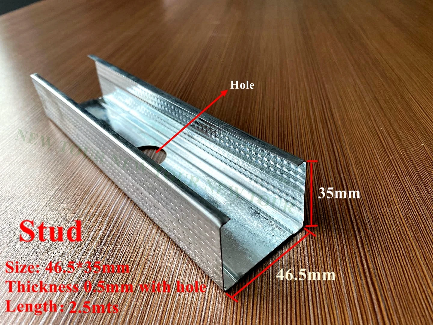 Gypsum Board Galvanized Metal Studs And Tracks Drywall Runner Stud