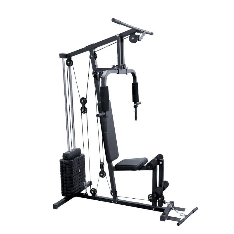 150lb Stack Multi Function Home Gym Fitness Equipment One Station Home ...