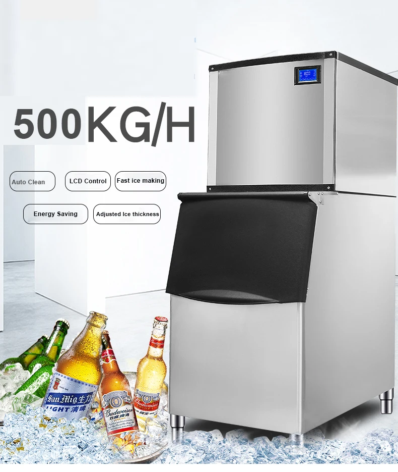 500kg Cheap Ice Machines Making Maker Used Cube Ice Maker For