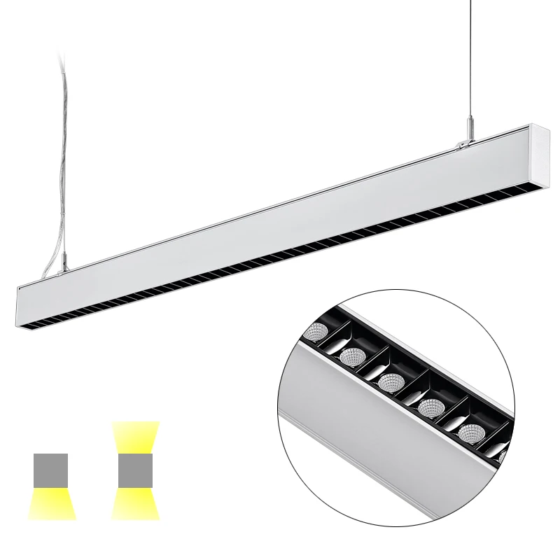 commercial shop office led pendant linear light