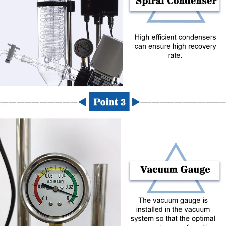 Laboratory Mini 5L Cheap Rotary Evaporator Set