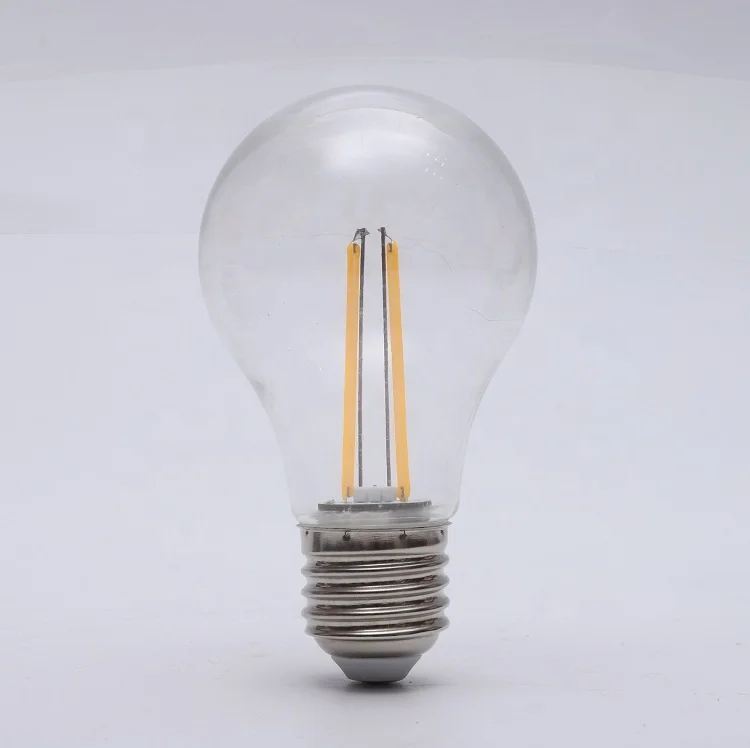 Promotion A60 2w 4w 6w 8w E27 G45 ST45 dimmable filament LED bulb