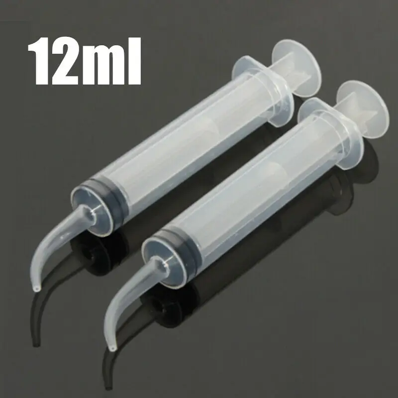 Disposable Dental Irrigation Syringe With Curved Tip High Quality Oral