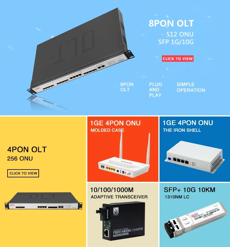 Gpon Olt 4 Port Gpon Hsgqg004 Gpon Olt With 1128 Splitting Ratio