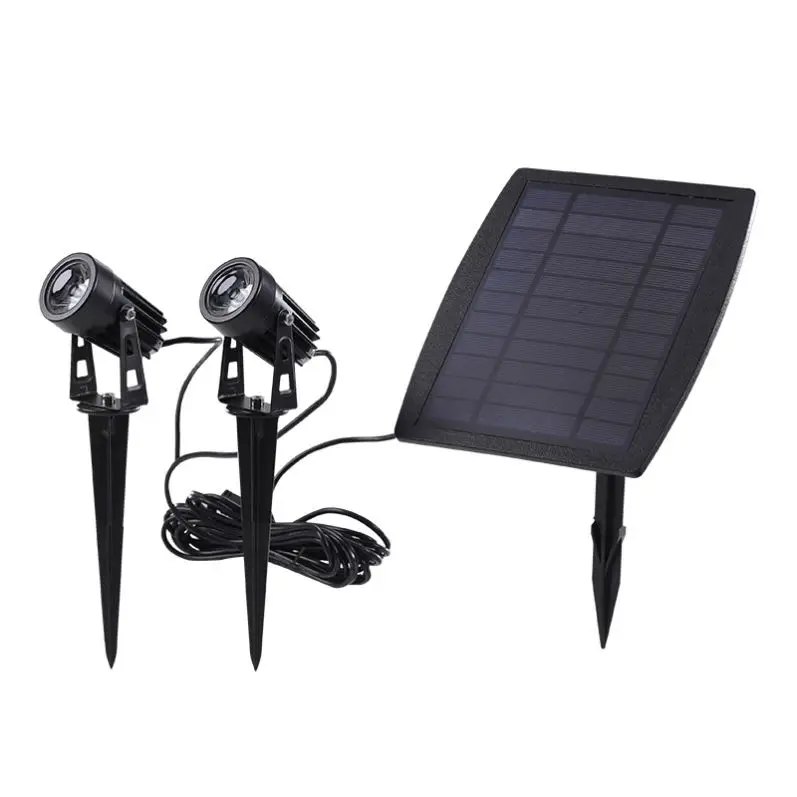 Low Voltage Outdoor Two Grades Switch Pathway Lawn Decorative Spotlight Led Solar Garden Light