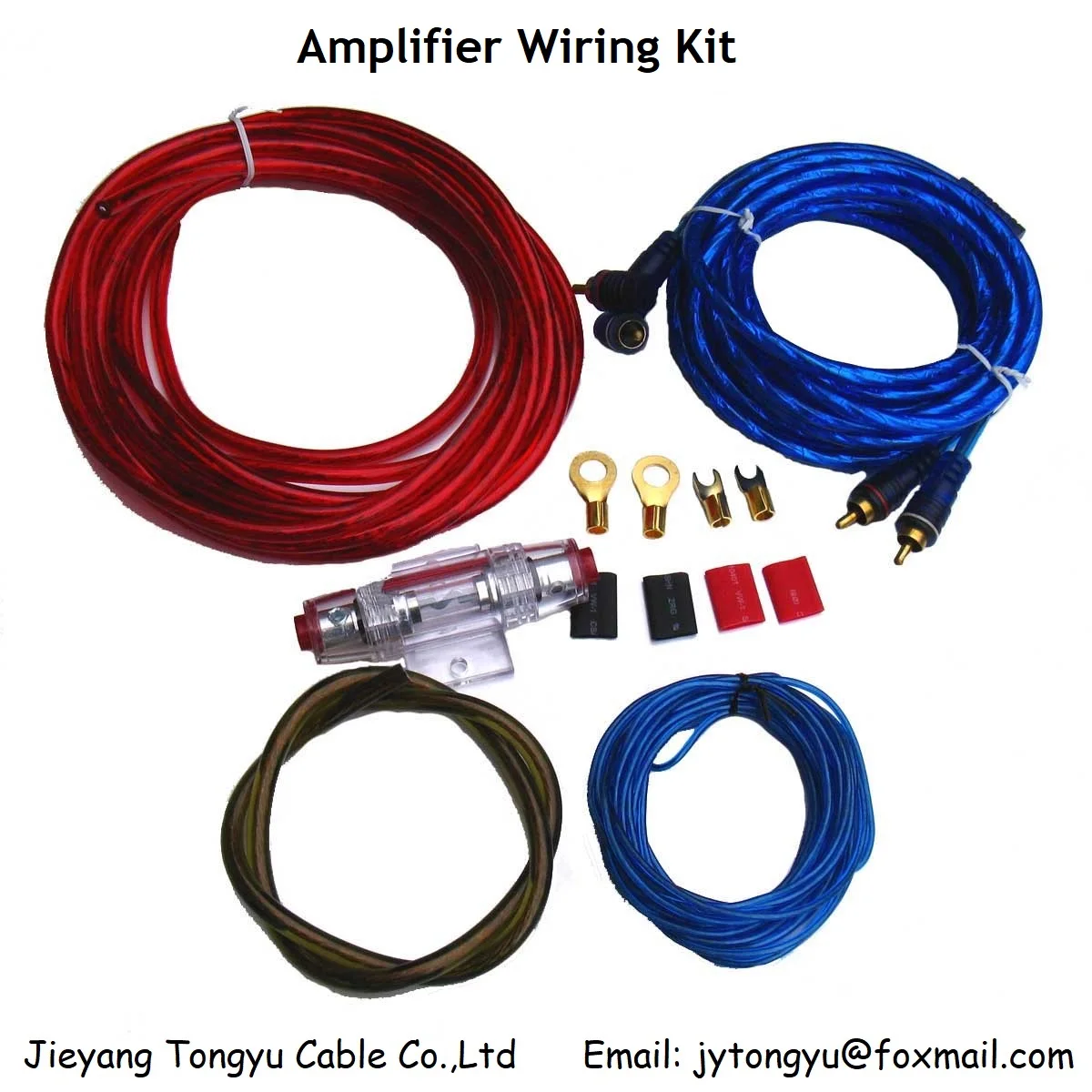 8ga/awg Car Amplifier Audio Power Cable Wiring Kit Buy Car Audio Cable Kit,Car Amplifier,High