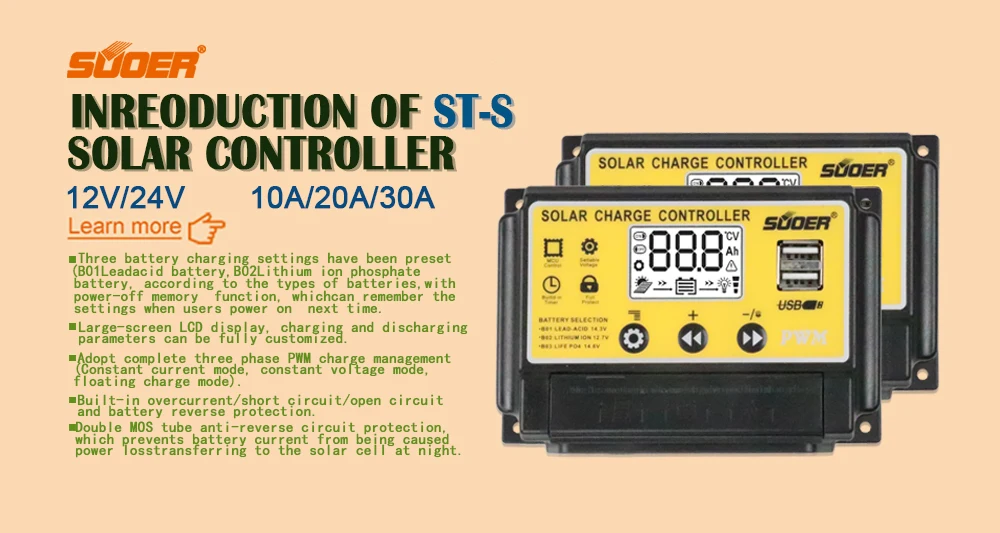 Solar charge controller user manual