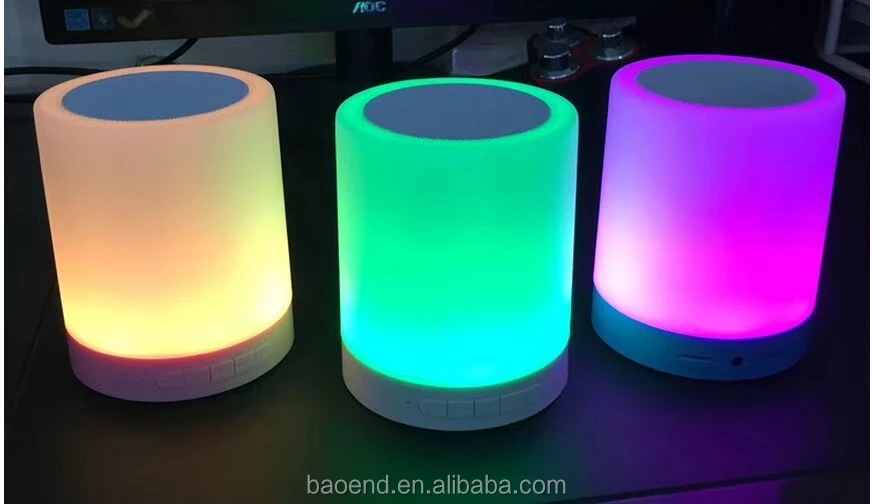 camping lamp mini caixa de som portatil Bt Wireless loudspeaker outdoor led touch light,Bluetooth Speaker with light - ANKUX.COM