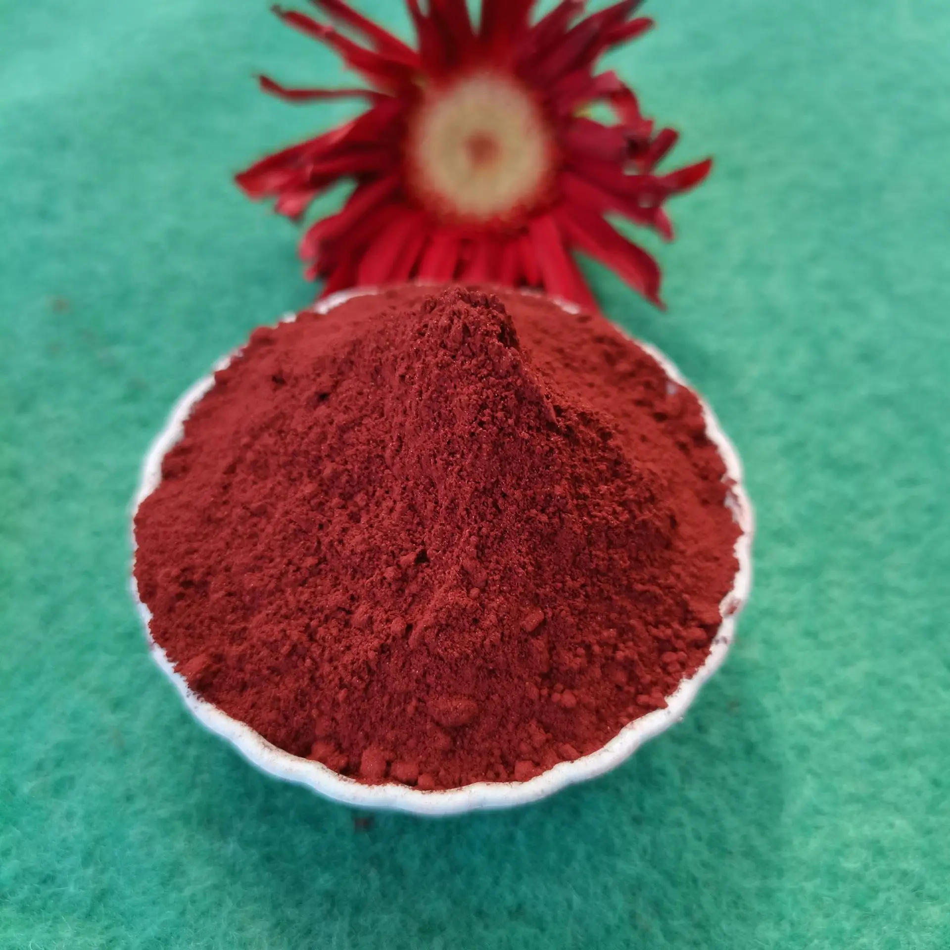 Iron Oxide Pigment High Temperature Red Building Paint Coating Pavement ...