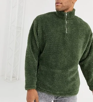 oversized half zip