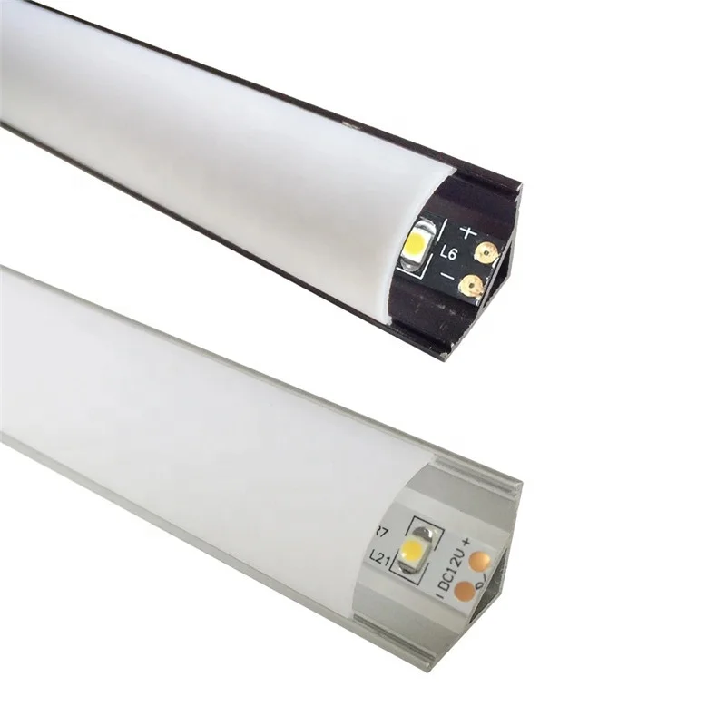 OEM Facotry LED aluminum profile / LED V Shape Profile aluminum channel strip light Bar Case