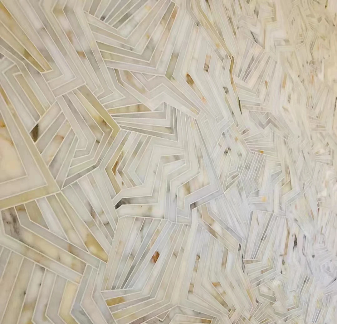 product modern waterjet polished for wall decoration bathroom kitchen marble mosaic tiles marble mosaic tile for pool-0