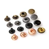 Metal Custom Printed Cheap Flat Snap On Button
