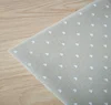 Good price plain fabric diy linen cotton heart printed linen fabric for bag/table