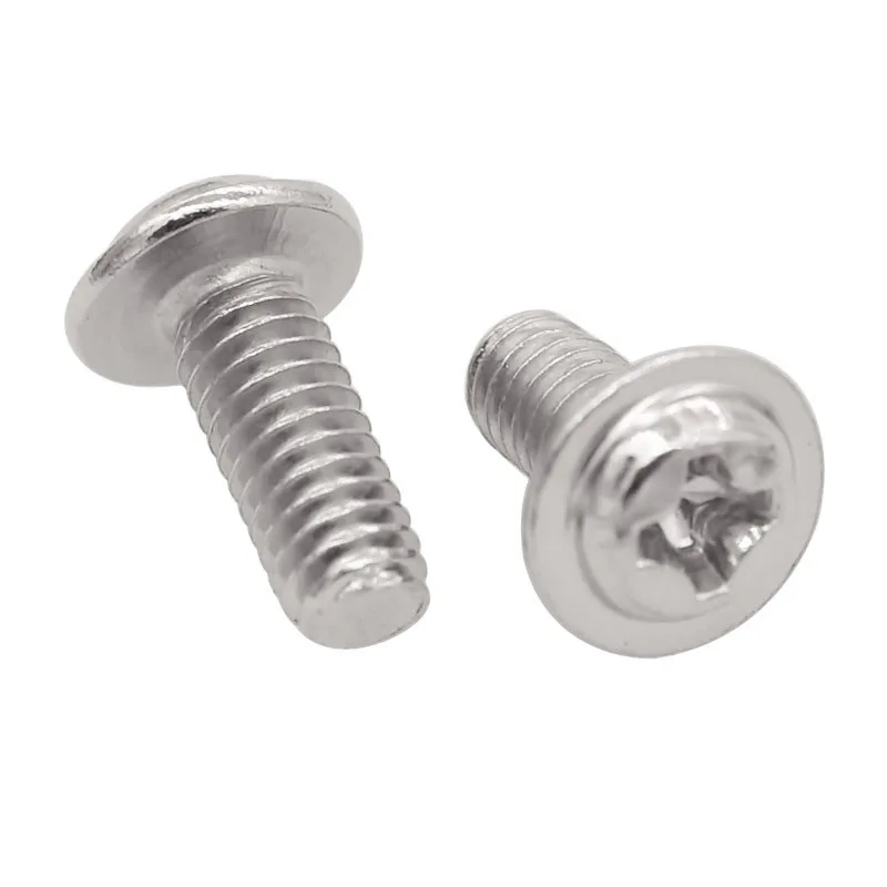 M3m4 Carbon Steel Grade 4.8 Nickel Plated Philips Round Head Machine