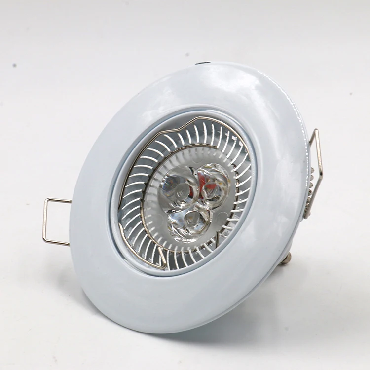 White Color Aluminum LED Housing Lighting Embedded MR16 GU10 LED Spotlight Fixture