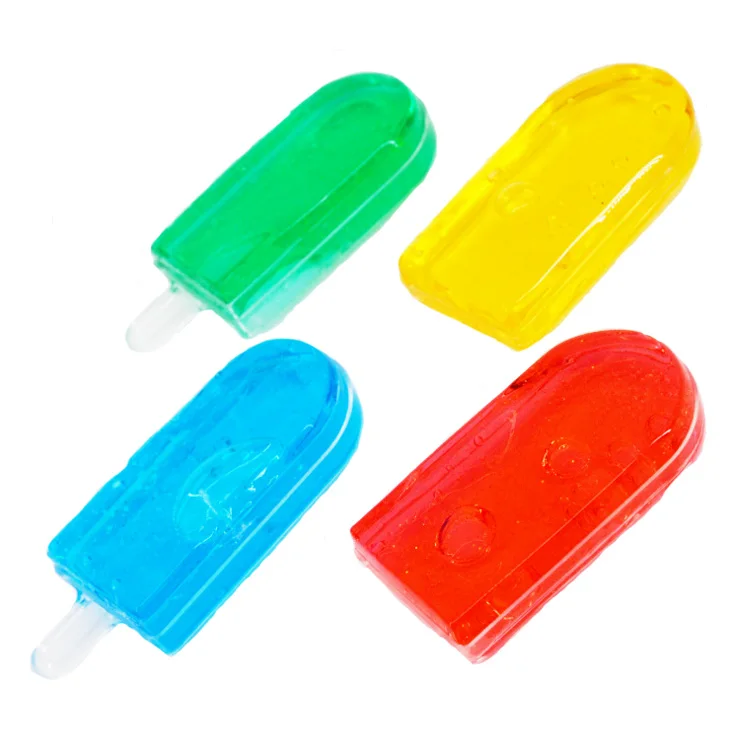 W138 New Design Ice-lolly Shaped Slime Toys Diy Vent Toys Crystal Mud ...