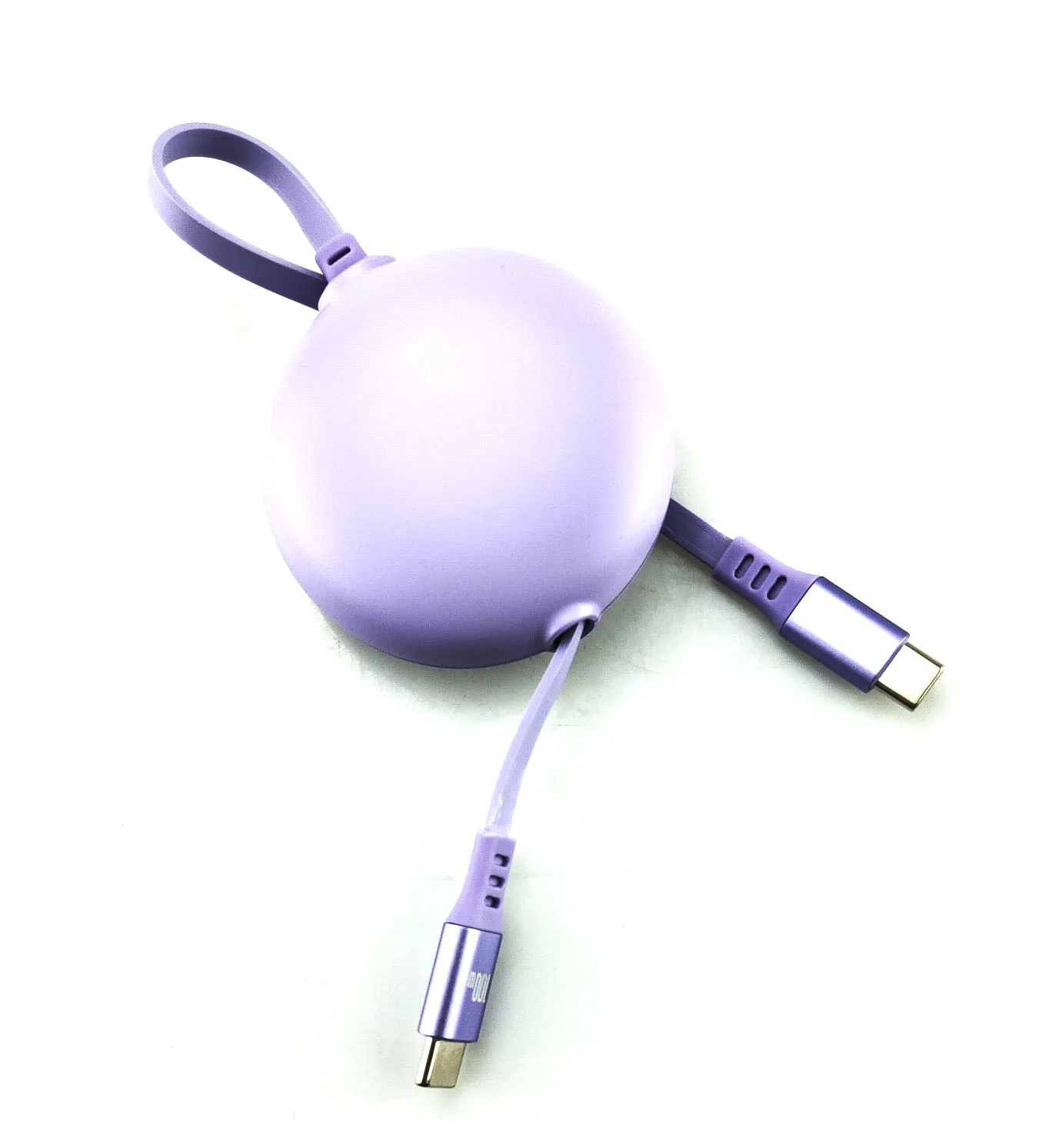 One-Way Pull Retractable USB Cable Guide