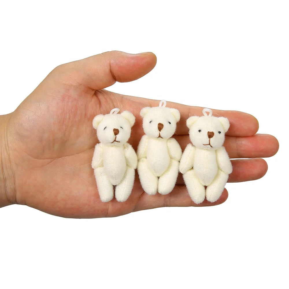 4/5/6cm cute mini plush mini tiny teddy bear promotion wholesale