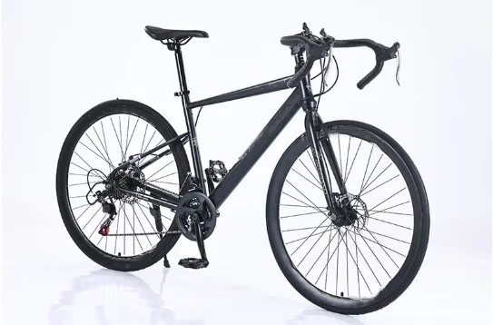 wholesale ultra light fast racing steel disc brake 700c road bike   21 speed gears for men women  adults  perfect for city riding-6
