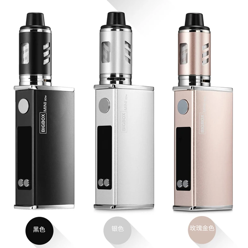 
80W Safe Electronic Cigarette Vape Mod Box Shisha Pen E Cig Smoke LED Big Smoke Vaporizer Hookah Vaper Mechanical E Cigarettes 