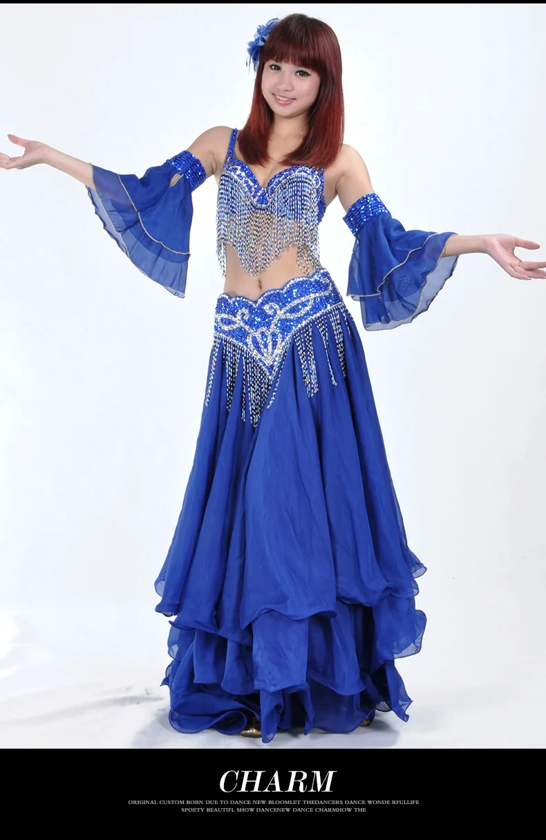 Affordable Professional Blue Belly Dance Costumebelly Dancing Costumesbellyqueen Buy