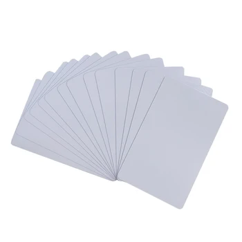 2019 Hot Sale Clear Credit Card Size White Blank Plastic Pvc Id Cards ...