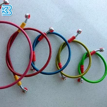 1/8 дюймовые мотоциклетные запчасти SAE J1401 гидравлические SS Плетеный ПВХ покрытие ptfe стержень 10 мм банджо спереди и сзади тормозной шланг