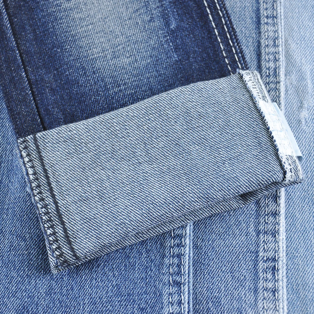 9.8oz 100% Cotton Dk Indigo Unit Fabric Denim Jeans Men Fabric Material ...