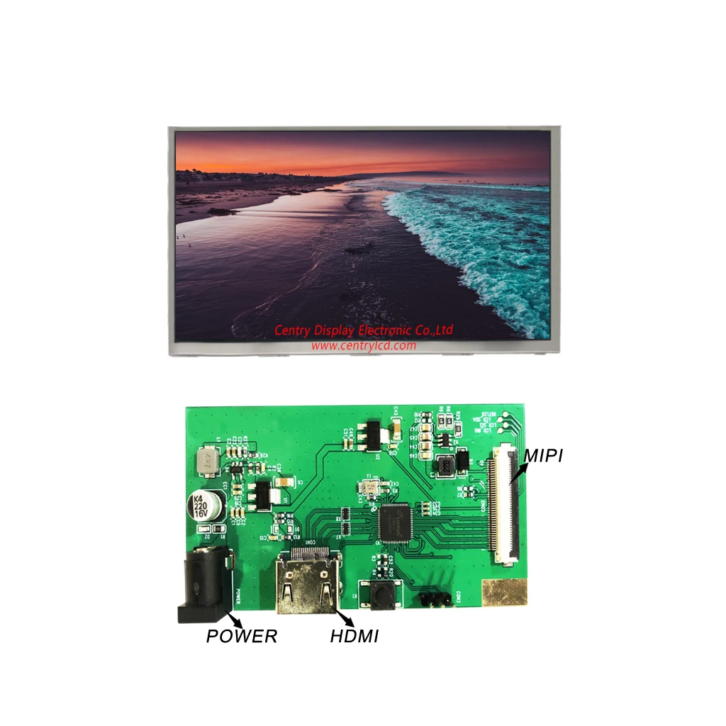 Lcd Controller Board Compatible With Hdmi To Mipi 10.1 Inch Tft Lcd