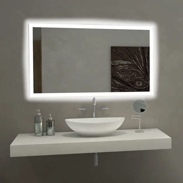 Hot Sale Waterproof Bathroom Wall mirror LED Smart TV Vanity Mirror for Hotel bathroom mirror